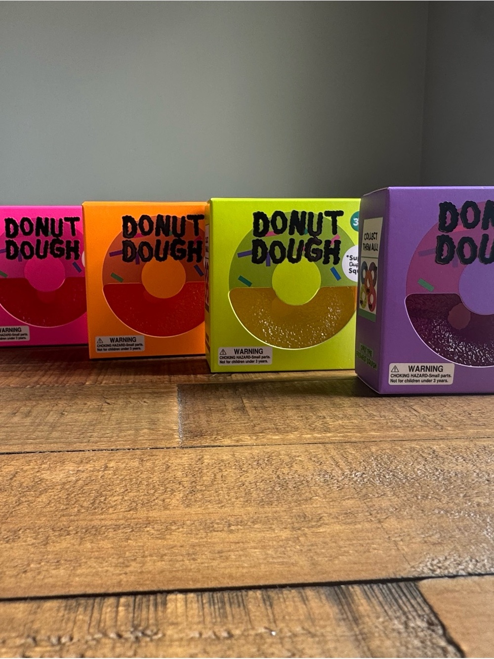 Donut Dough- Bright Pink, Orange, Lime, Purple